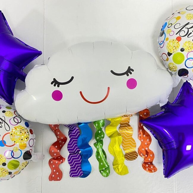 بلالين هيلوم لاعياد الميلاد على شكل سحاب