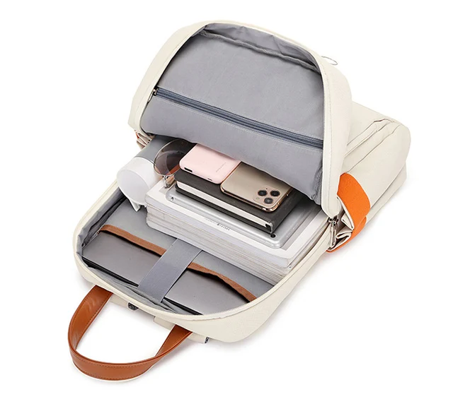 15.6 Inch Oxford Fabric Waterproof Laptop Backpack for unisex Travel College Style - Image 5