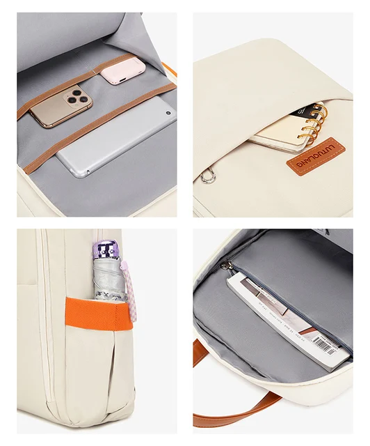 15.6 Inch Oxford Fabric Waterproof Laptop Backpack for unisex Travel College Style - Image 3