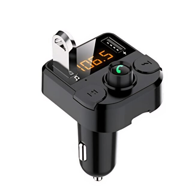 RONSHIN 12-24V BT36B Bluetooth 5.0 Car Kit MP3 Player FM Transmitter with Dual USB Charger Handsfree Music Audio Receiver Car Blueto