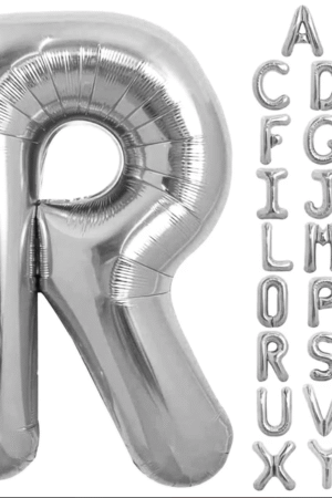 بلالين على شكل حروف مقاس 18