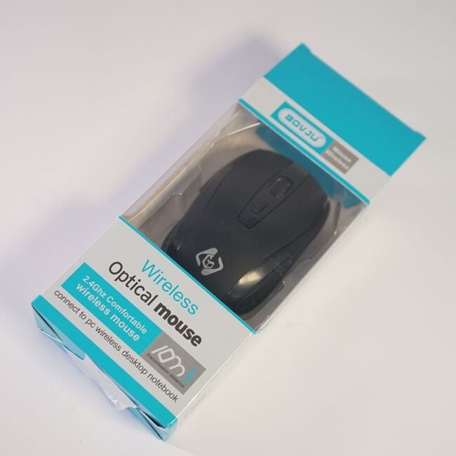 ماوس كمبيوتر لاسلكى صغير - اسود