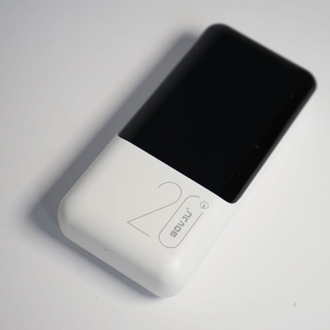 باور بانك 20000ml شحن سريع - اسود/ابيض