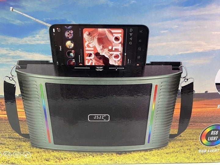 JSJZ Wireless Speaker Mod. S6 Unleash Powerful Party boost hifi BLACK - Image 3