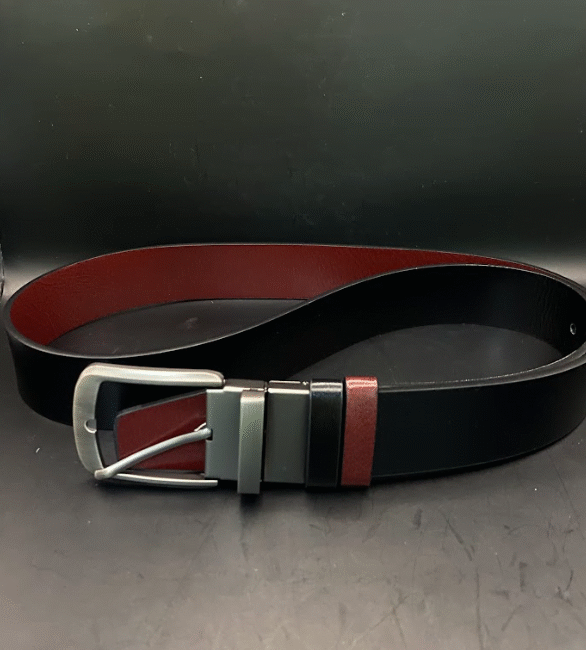 حزام رجالى جلد - اسود