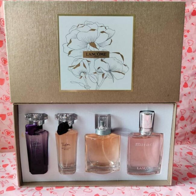 مجموعة عطور من لانكوم 4 قطع * 30 مل