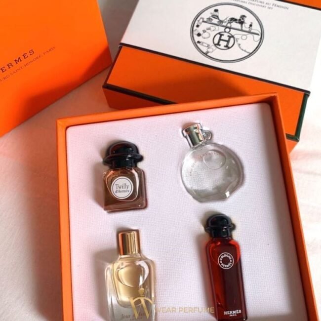 مجموعة عطور نسائية من هيرميس - 4 قطع7.5مل