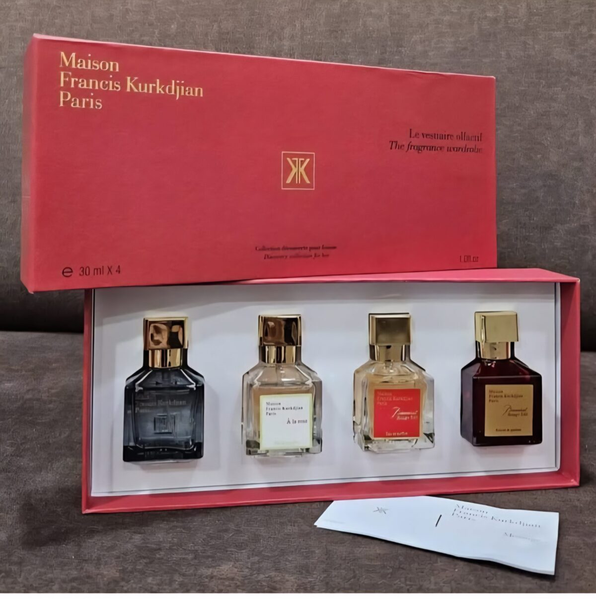 ⁦مجموعة عطور "باكارات روج 540" من ميزون فرانسيس كوركدجيان. ⁩ - الصورة ⁦6⁩