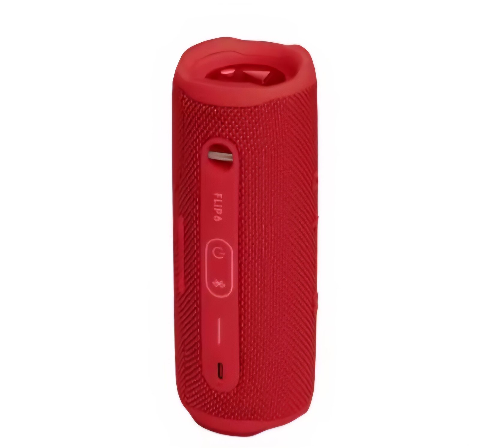 The photo-promptu speaker is JBL Flip 6, a portable, waterproof and dust-proof speaker. Key Features: Featuring a two-way speaker system that provides a clear and strong voice with a deep bass sound, as well as double negative radiators to enhance bass sound. - Image 5